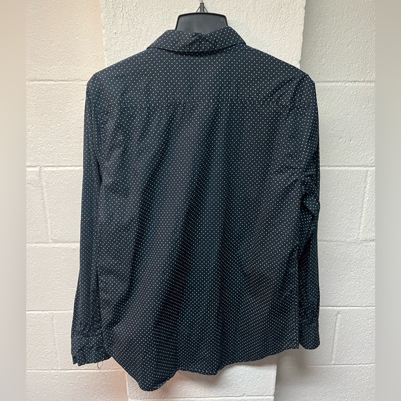 Carbon Men's Navy Polka Dot Shirt - Picture 4 of 4